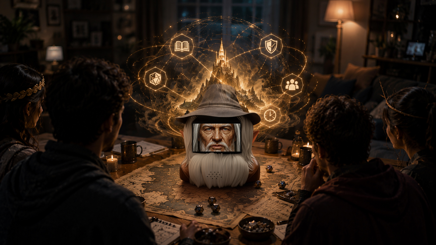 begin playing with AI game master